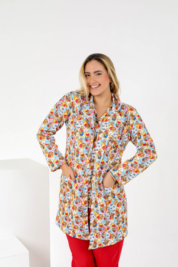 Jaleco Estampado Pooh e Tigrão