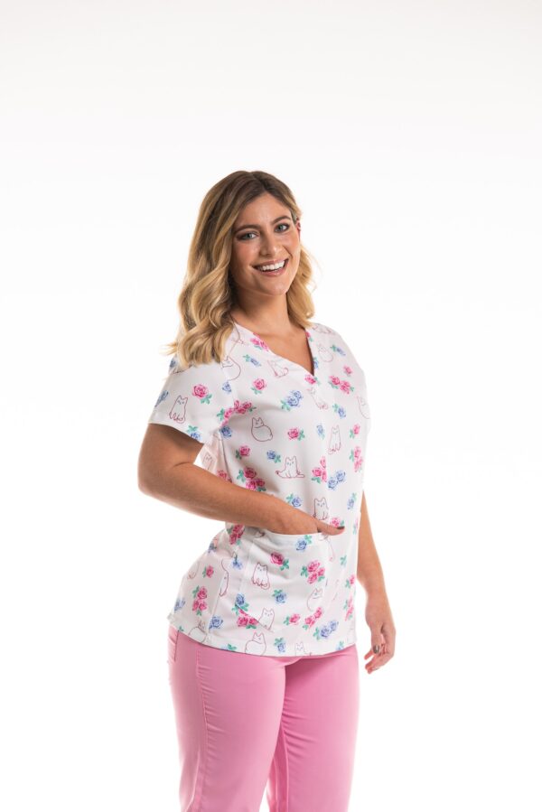 Scrub Gato Flor