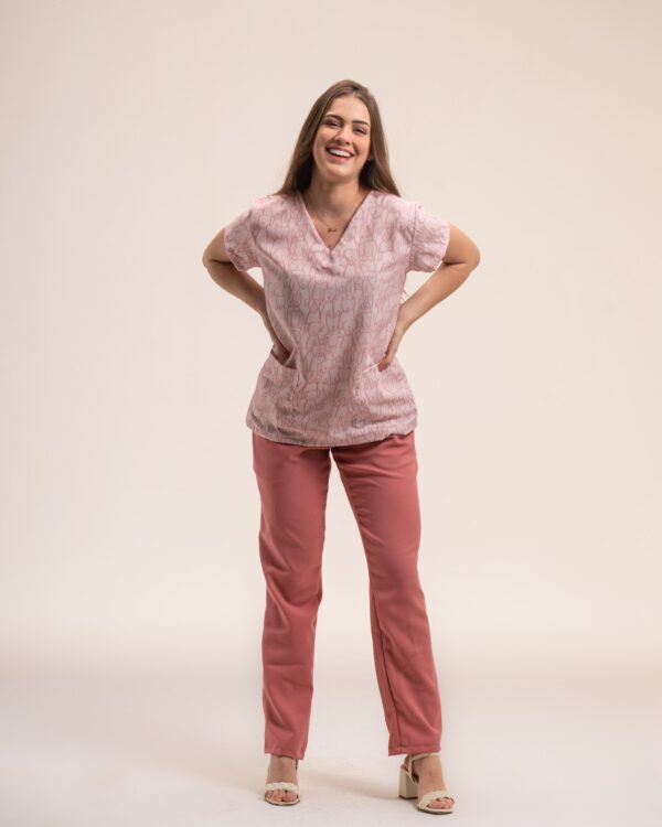 Scrub Cachorros Rosa