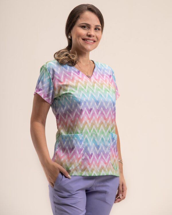 Scrub Chevron Aquarela