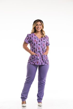 Scrub Estampado Vilãs