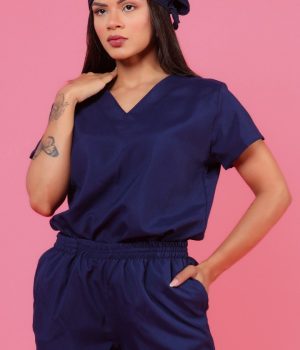 Scrub Azul Marinho