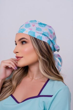 Touca de Amarrar Estampada
